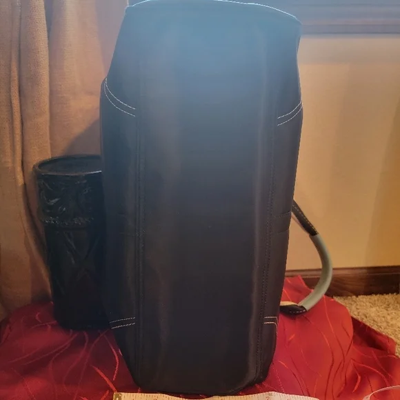 Coach Black Hampton Tote Bag purse - Picture 14 of 17